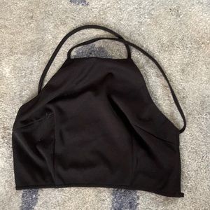 Tobi crop top with straps in back